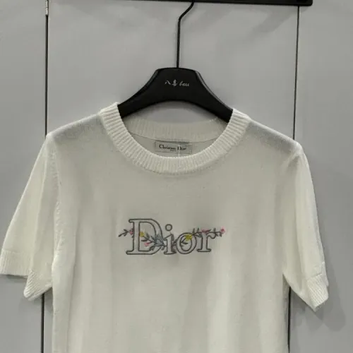 Wholesale Christian Dior T-Shirts Short Sleeved For Women #1458508 $48.00 USD, Wholesale Quality Replica Christian Dior T-Shirts
