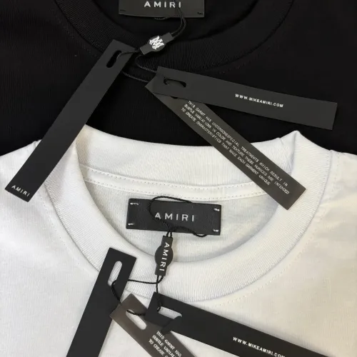 Replica Amiri T-Shirts Short Sleeved For Unisex #1458534 $29.00 USD for Wholesale