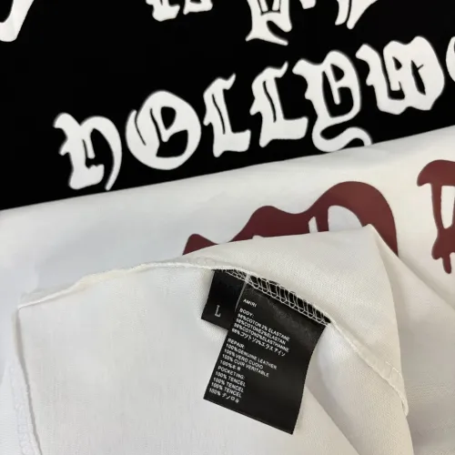 Replica Amiri T-Shirts Short Sleeved For Unisex #1458534 $29.00 USD for Wholesale