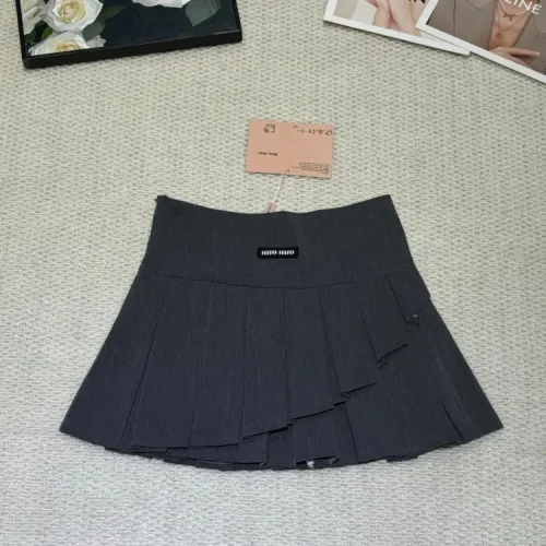 Wholesale MIU MIU Skirts For Women #1458540 $56.00 USD, Wholesale Quality Replica MIU MIU Skirts