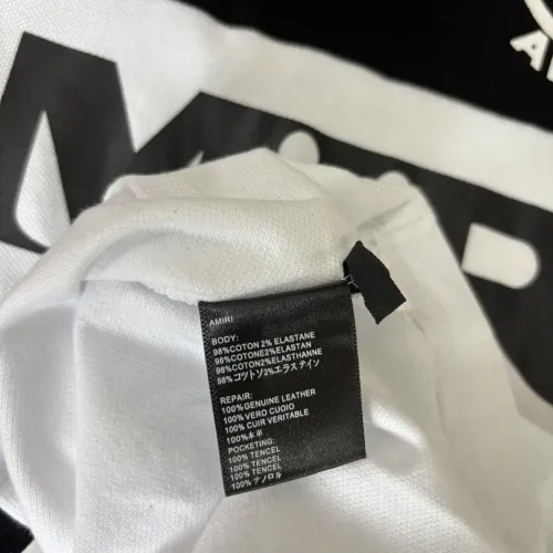 Replica Amiri T-Shirts Short Sleeved For Unisex #1458541 $45.00 USD for Wholesale