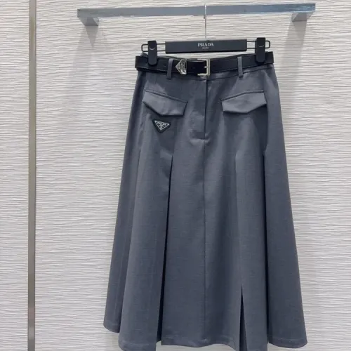 Wholesale Prada Midi Skirt For Women #1458545 $64.00 USD, Wholesale Quality Replica Prada Skirts