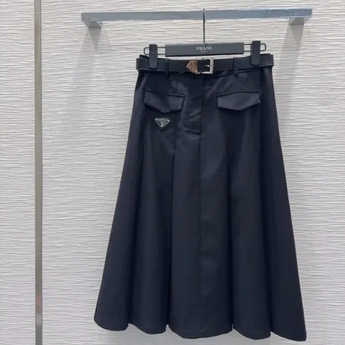 Wholesale Prada Midi Skirt For Women #1458547 $64.00 USD, Wholesale Quality Replica Prada Skirts