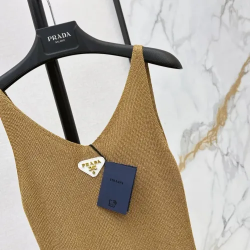 Replica Prada Dresses Sleeveless For Women #1458565 $125.00 USD for Wholesale