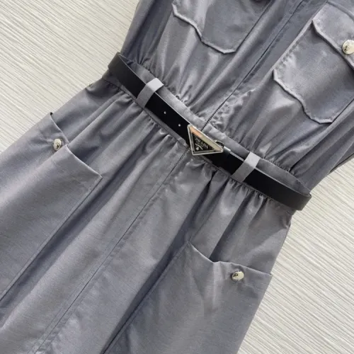 Replica Prada Dresses Sleeveless For Women #1458568 $140.00 USD for Wholesale