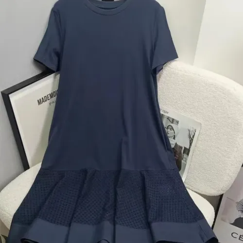 Wholesale Moncler Dresses Short Sleeved For Women #1458574 $135.00 USD, Wholesale Quality Replica Moncler Dresses