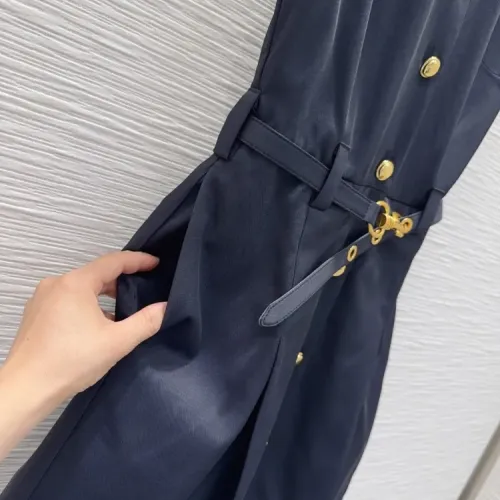 Replica MIU MIU Dresses Short Sleeved For Women #1458588 $128.00 USD for Wholesale