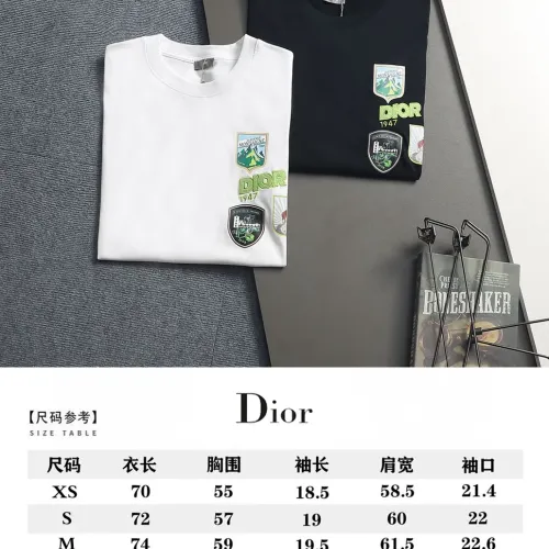 Replica Christian Dior T-Shirts Short Sleeved For Unisex #1458598 $40.00 USD for Wholesale