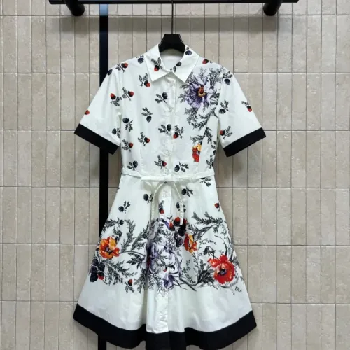 Wholesale Christian Dior Dresses Short Sleeved For Women #1458600 $132.00 USD, Wholesale Quality Replica Christian Dior Dresses