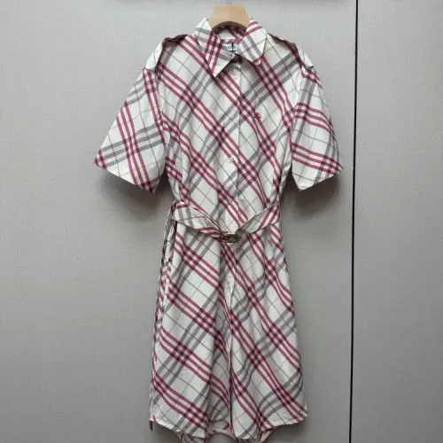 Wholesale Burberry Dresses Short Sleeved For Women #1458609 $140.00 USD, Wholesale Quality Replica Burberry Dresses