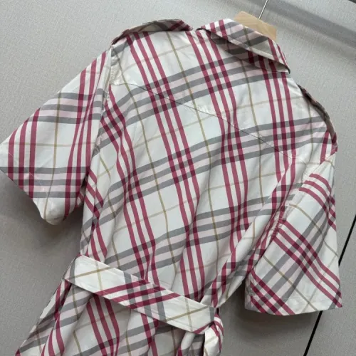 Replica Burberry Dresses Short Sleeved For Women #1458609 $140.00 USD for Wholesale