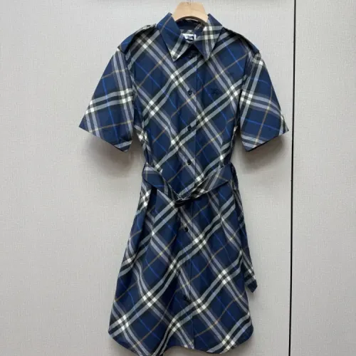 Wholesale Burberry Dresses Short Sleeved For Women #1458610 $140.00 USD, Wholesale Quality Replica Burberry Dresses