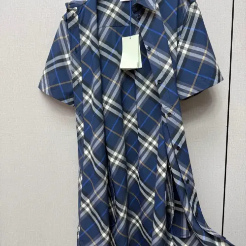 Replica Burberry Dresses Short Sleeved For Women #1458610 $140.00 USD for Wholesale