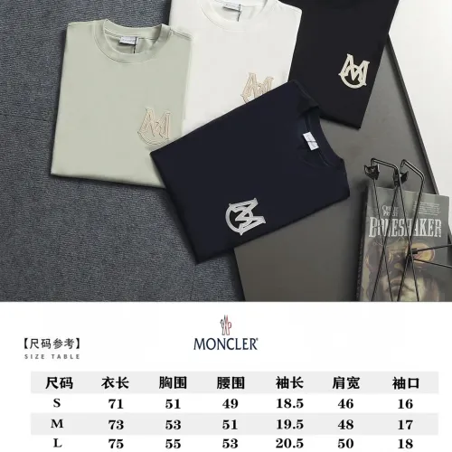Replica Moncler T-Shirts Short Sleeved For Unisex #1458660 $40.00 USD for Wholesale