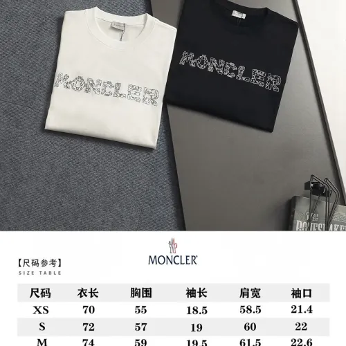 Replica Moncler T-Shirts Short Sleeved For Unisex #1458670 $40.00 USD for Wholesale