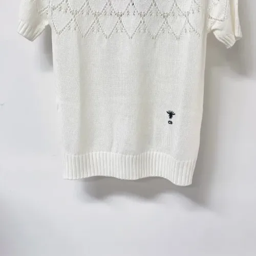 Replica Christian Dior T-Shirts Short Sleeved For Women #1458677 $96.00 USD for Wholesale