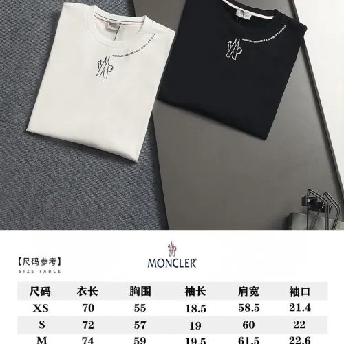 Replica Moncler T-Shirts Short Sleeved For Unisex #1458679 $40.00 USD for Wholesale