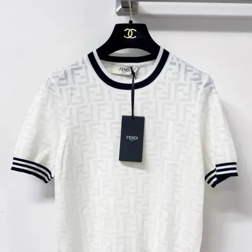 Replica Fendi T-Shirts Short Sleeved For Women #1458680 $96.00 USD for Wholesale