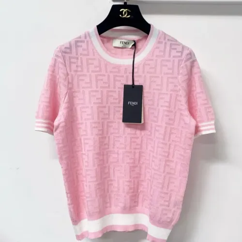 Wholesale Fendi T-Shirts Short Sleeved For Women #1458681 $96.00 USD, Wholesale Quality Replica Fendi T-Shirts