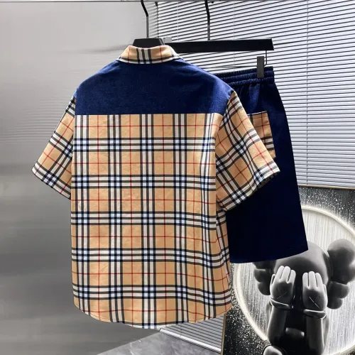 Replica Burberry Tracksuits Short Sleeved For Men #1458690 $82.00 USD for Wholesale