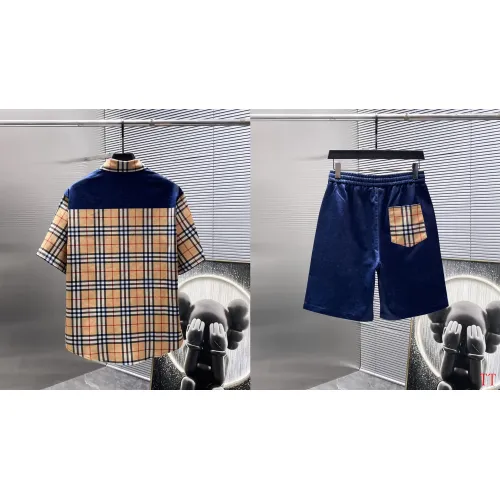 Replica Burberry Tracksuits Short Sleeved For Men #1458690 $82.00 USD for Wholesale