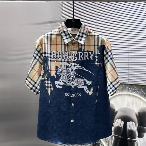 Replica Burberry Tracksuits Short Sleeved For Men #1458691 $82.00 USD for Wholesale