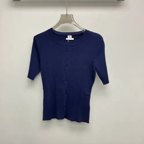Wholesale Hermes T-Shirts Short Sleeved For Women #1458694 $80.00 USD, Wholesale Quality Replica Hermes T-Shirts