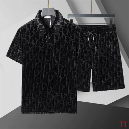 Wholesale Christian Dior Tracksuits Short Sleeved For Men #1458696 $72.00 USD, Wholesale Quality Replica Christian Dior Tracksuits