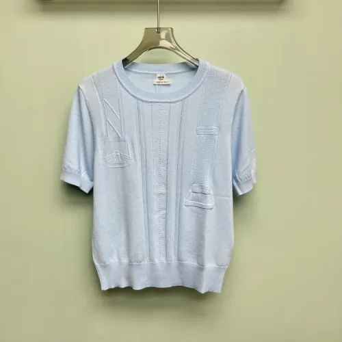 Wholesale Hermes T-Shirts Short Sleeved For Women #1458697 $80.00 USD, Wholesale Quality Replica Hermes T-Shirts