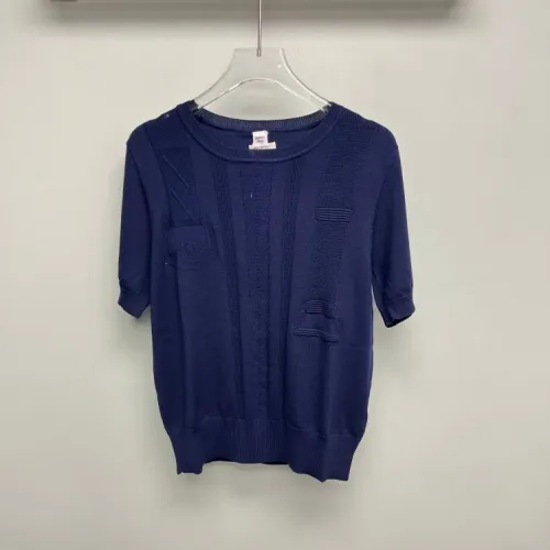 Wholesale Hermes T-Shirts Short Sleeved For Women #1458698 $80.00 USD, Wholesale Quality Replica Hermes T-Shirts