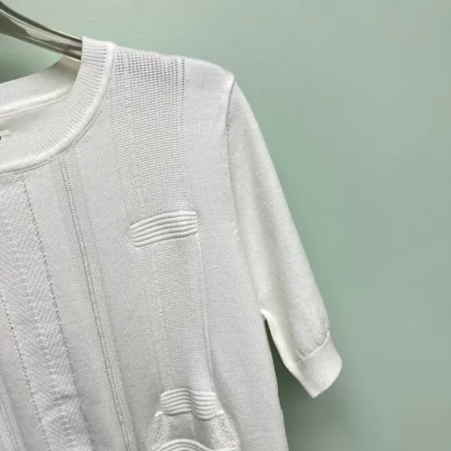 Replica Hermes T-Shirts Short Sleeved For Women #1458699 $80.00 USD for Wholesale