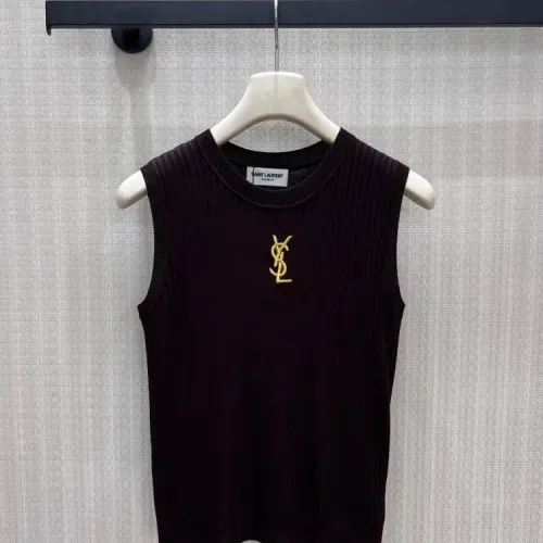 Wholesale Yves Saint Laurent YSL T-shirts Sleeveless For Women #1458737 $98.00 USD, Wholesale Quality Replica Yves Saint Laurent YSL T-shirts