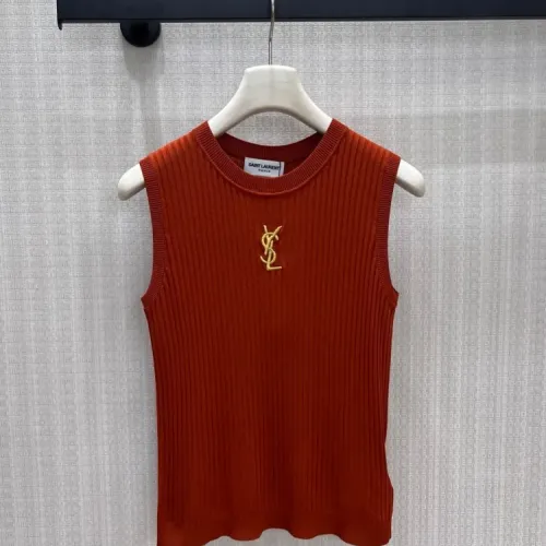 Wholesale Yves Saint Laurent YSL T-shirts Sleeveless For Women #1458738 $98.00 USD, Wholesale Quality Replica Yves Saint Laurent YSL T-shirts