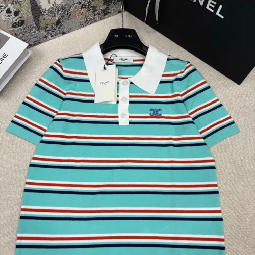 Wholesale Celine T-Shirts Short Sleeved For Women #1458747 $80.00 USD, Wholesale Quality Replica Celine T-Shirts