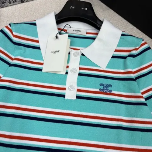 Replica Celine T-Shirts Short Sleeved For Women #1458747 $80.00 USD for Wholesale