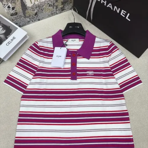 Wholesale Celine T-Shirts Short Sleeved For Women #1458752 $80.00 USD, Wholesale Quality Replica Celine T-Shirts