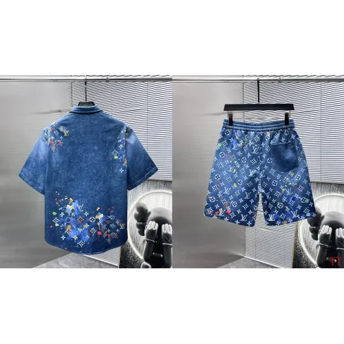 Replica Louis Vuitton LV Tracksuits Short Sleeved For Men #1458764 $82.00 USD for Wholesale