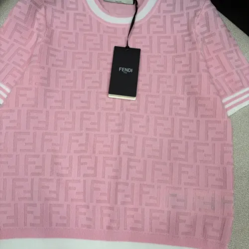 Replica Fendi T-Shirts Short Sleeved For Women #1458765 $76.00 USD for Wholesale
