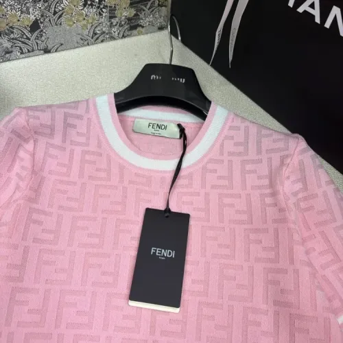 Replica Fendi T-Shirts Short Sleeved For Women #1458765 $76.00 USD for Wholesale