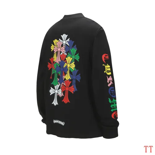 Replica Chrome Hearts T-Shirts Long Sleeved For Unisex #1458783 $39.00 USD for Wholesale