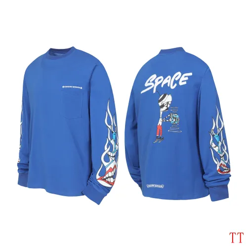Wholesale Chrome Hearts T-Shirts Long Sleeved For Unisex #1458826 $39.00 USD, Wholesale Quality Replica Chrome Hearts T-Shirts