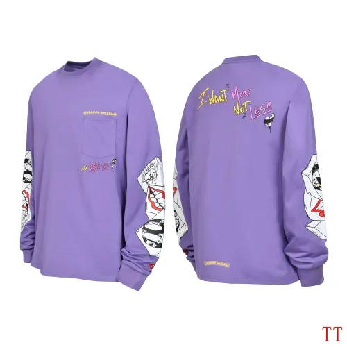 Wholesale Chrome Hearts T-Shirts Long Sleeved For Unisex #1458837 $39.00 USD, Wholesale Quality Replica Chrome Hearts T-Shirts