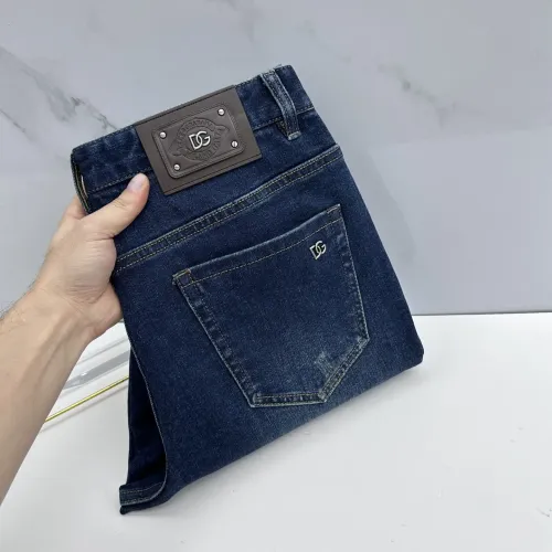Wholesale Dolce &amp; Gabbana D&amp;G Jeans For Men #1458867 $88.00 USD, Wholesale Quality Replica Dolce &amp; Gabbana D&amp;G Jeans