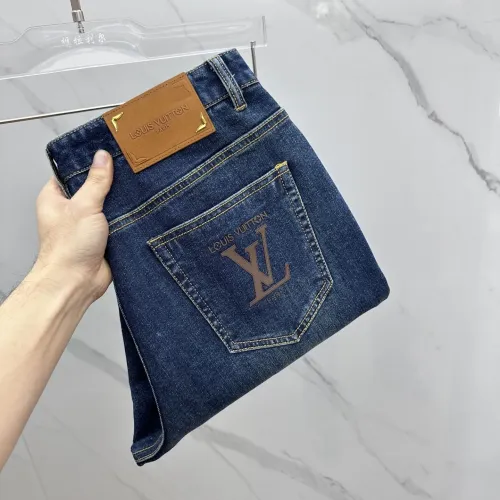 Wholesale Louis Vuitton LV Jeans For Men #1458880 $88.00 USD, Wholesale Quality Replica Louis Vuitton LV Jeans