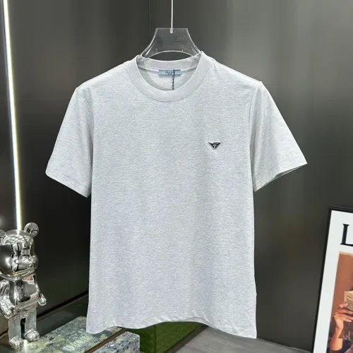 Wholesale Prada T-Shirts Short Sleeved For Men #1458949 $56.00 USD, Wholesale Quality Replica Prada T-Shirts