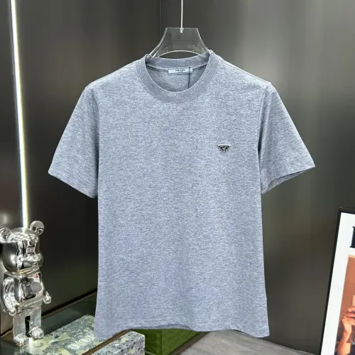 Wholesale Prada T-Shirts Short Sleeved For Men #1458950 $56.00 USD, Wholesale Quality Replica Prada T-Shirts