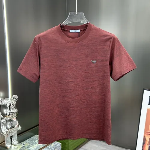 Wholesale Prada T-Shirts Short Sleeved For Men #1458951 $56.00 USD, Wholesale Quality Replica Prada T-Shirts