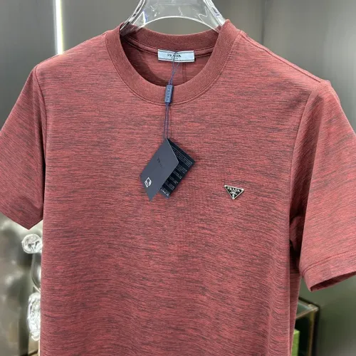 Replica Prada T-Shirts Short Sleeved For Men #1458951 $56.00 USD for Wholesale