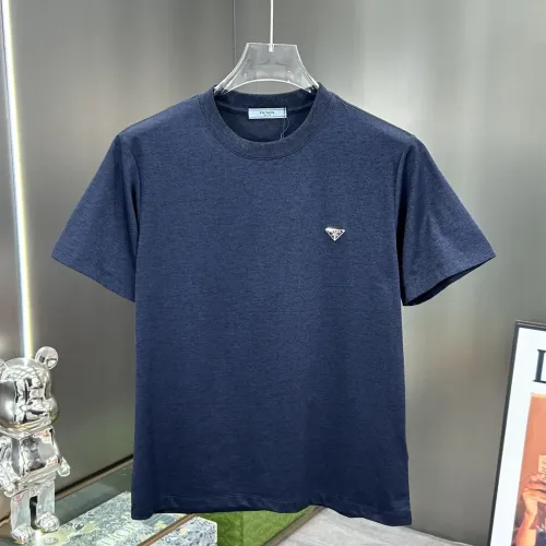 Wholesale Prada T-Shirts Short Sleeved For Men #1458952 $56.00 USD, Wholesale Quality Replica Prada T-Shirts
