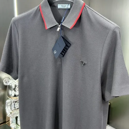 Replica Prada T-Shirts Short Sleeved For Men #1458954 $68.00 USD for Wholesale